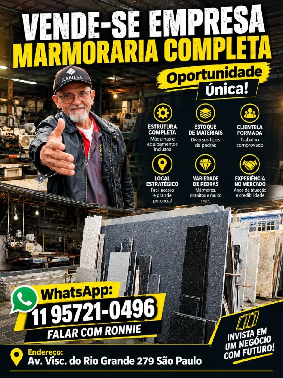 Vendo empresa completa / Passo o ponto!