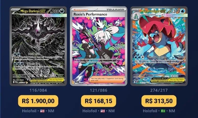 Pokemon Mega Darkrai, Roxies Performance e Mega Feraligatr