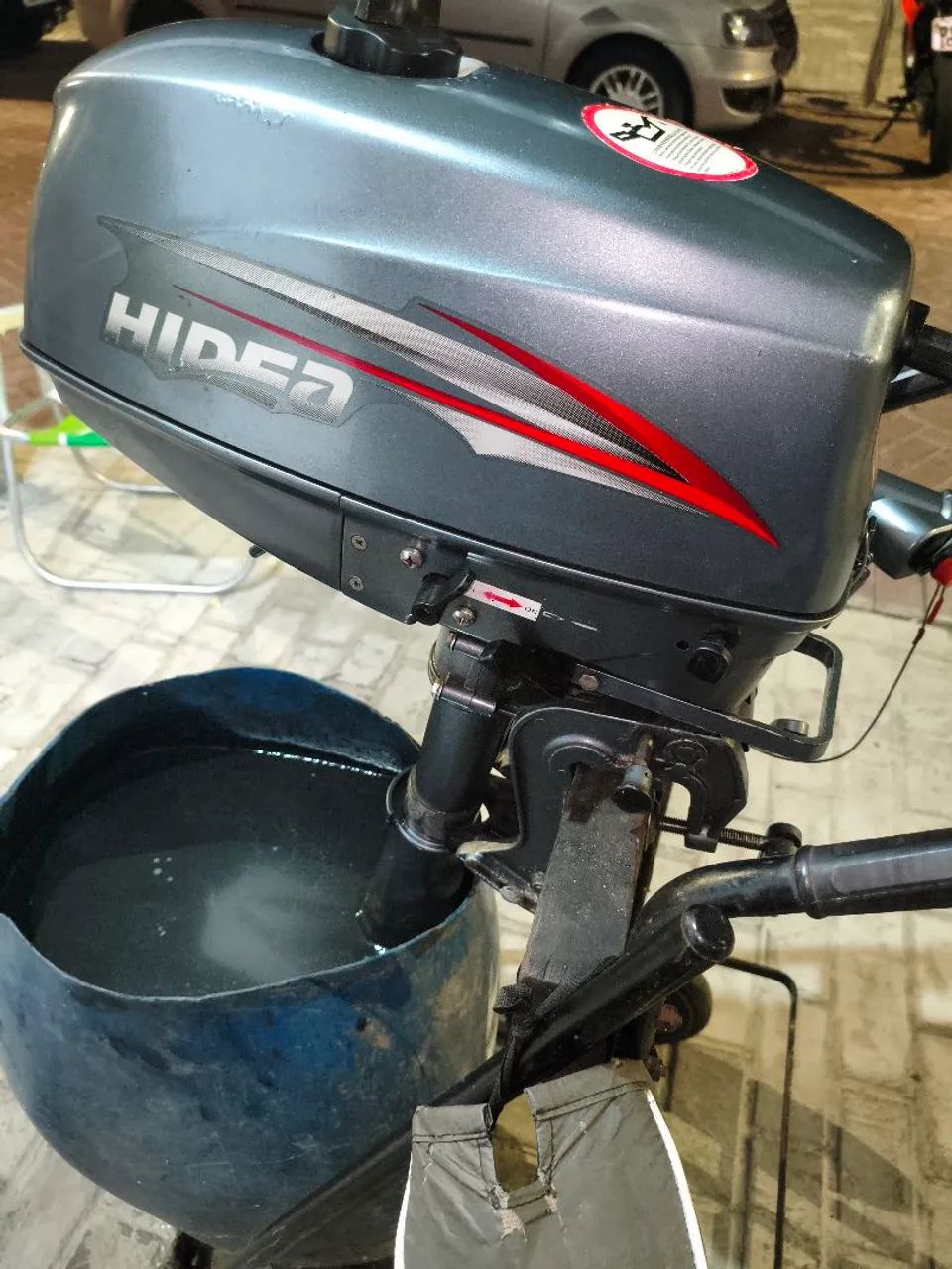 Motor de popa 4HP Hidea 2tempo - Foto 3