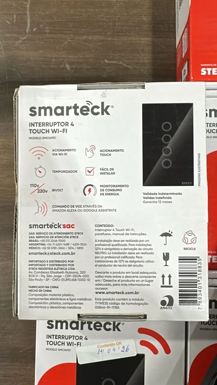 LOTE DE INTERRUPTORES INTELIGENTES STECK*  - Foto 2