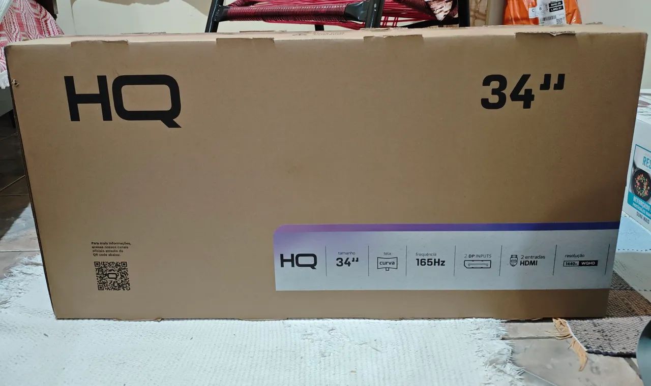 Monitor Curvo HQ 34" 2K 165Hz