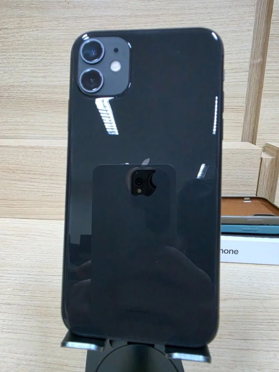 iPhone 11 MHDA3BR/A A2221 64GB Preto - Foto 3