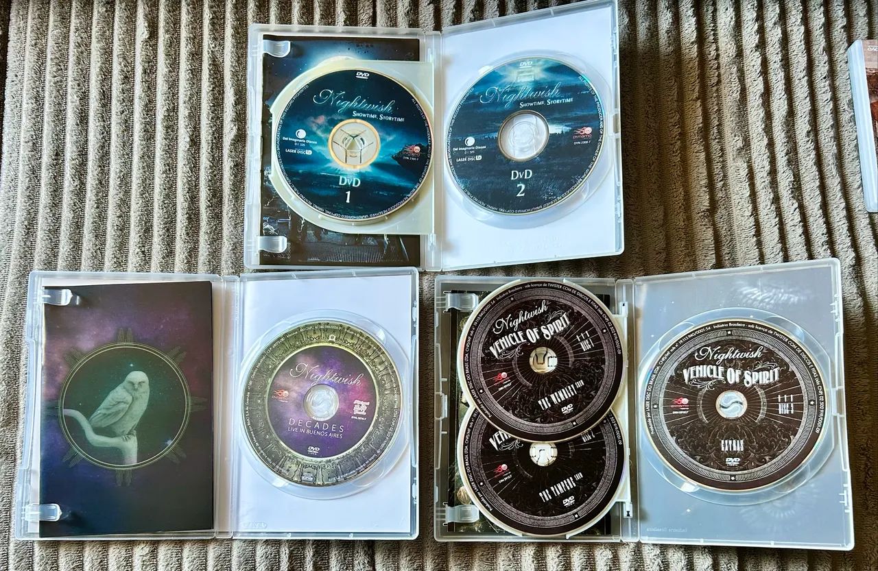 Nightwish Lote com 3 DVDs - Foto 2