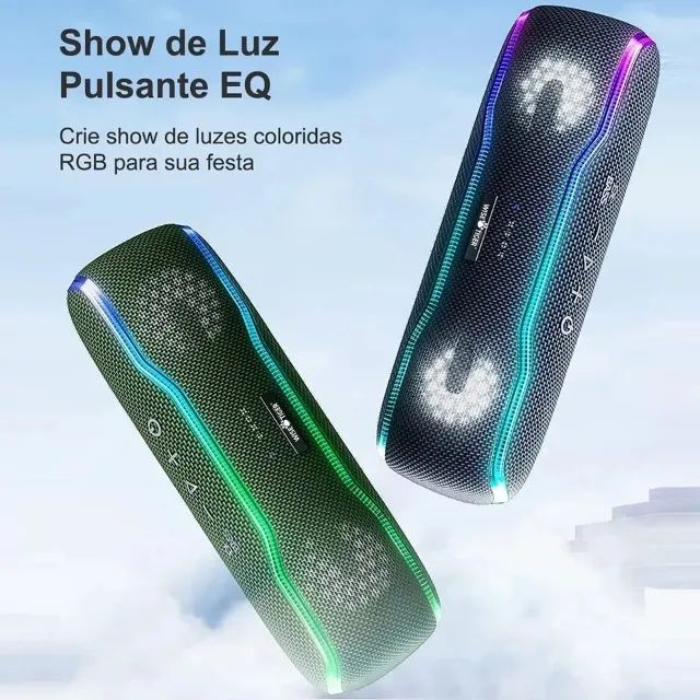 Caixa De Som Wiser Tiger Bluetooth Impermeável Ipx7 25w - Foto 2