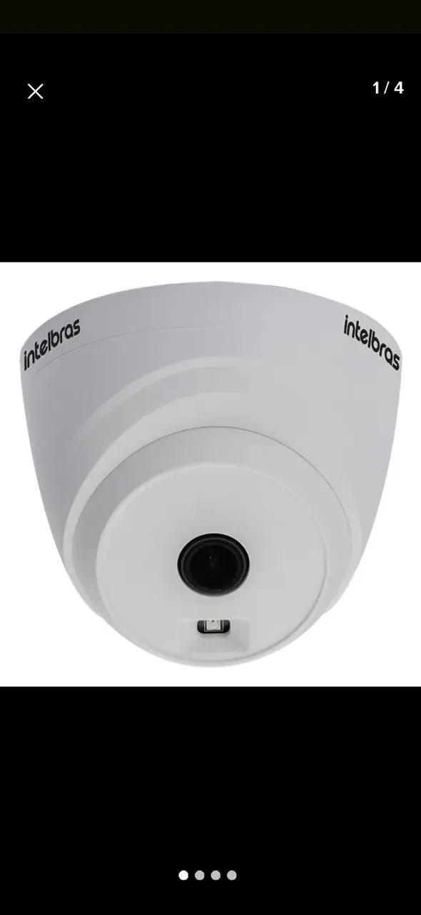 Câmera Intelbras VHL 1120 D 1000 com resolução 1MP - branco NOVA