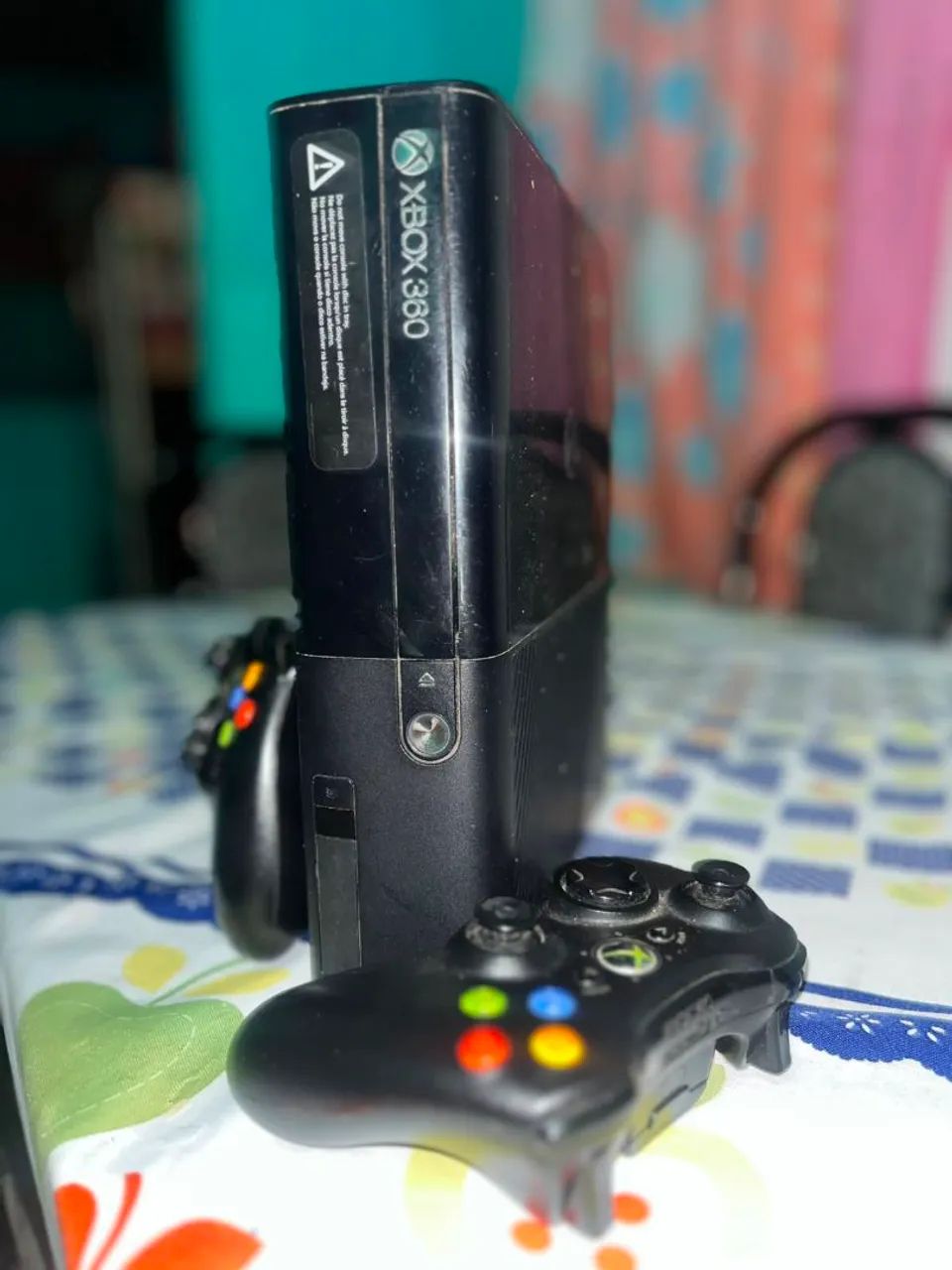 Xbox super silm 360 com dois controles  - Foto 2