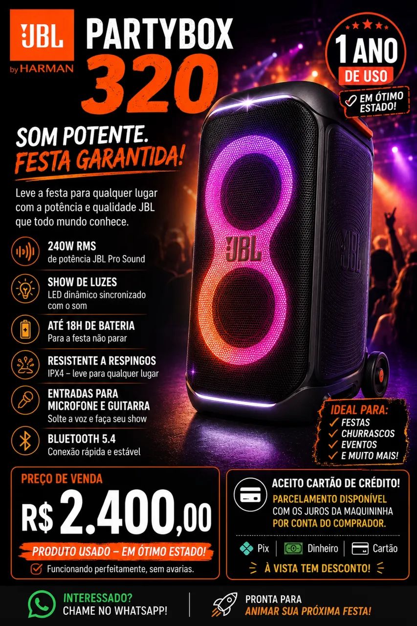 JBL PartyBox 320 - Foto 2