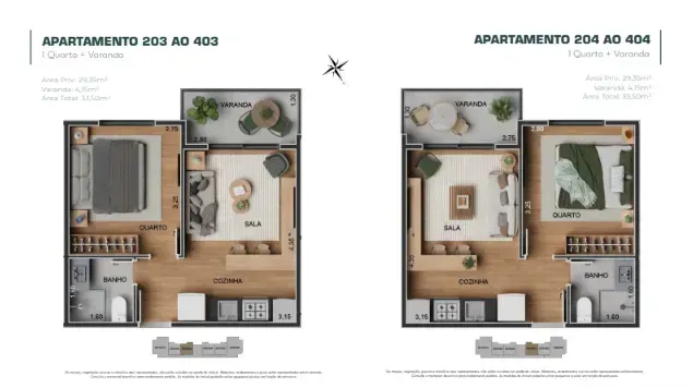PLANTA 33m²