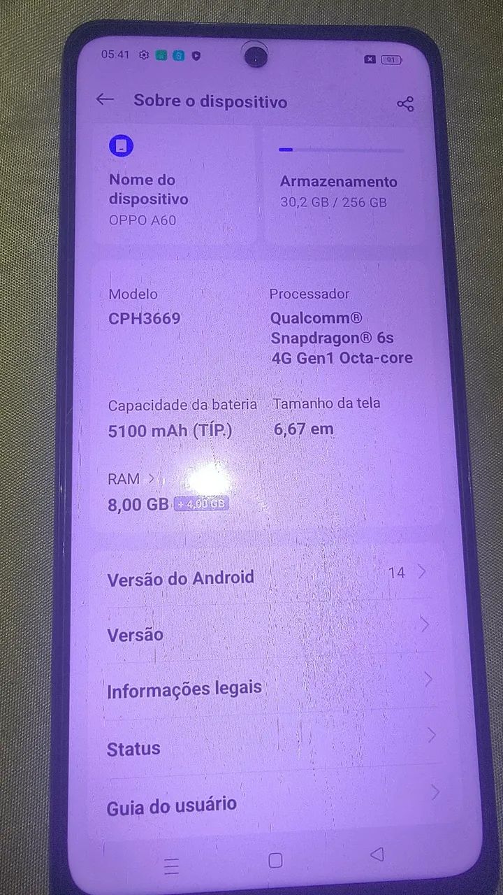 Smartphone oppo A60 256 de armazenamento  - Foto 5