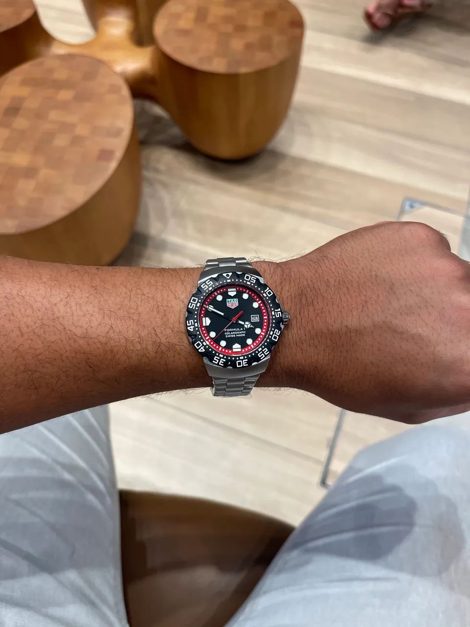 Relógio inspirado TagHeuer formula 1 premium 100% funcional 