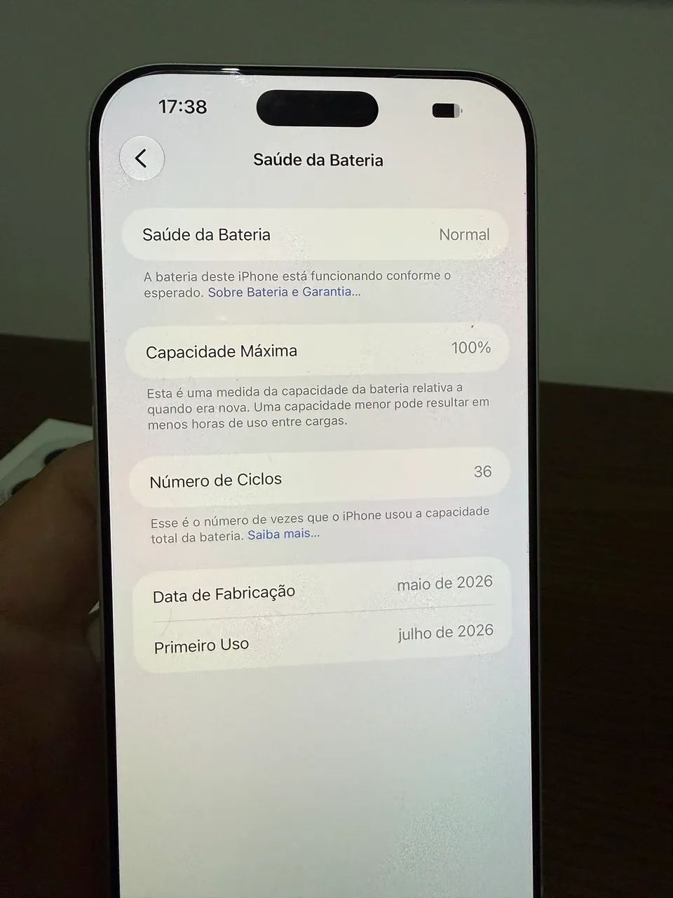 iPhone 17 Pro Max 100% Bateria Zero - Foto 3