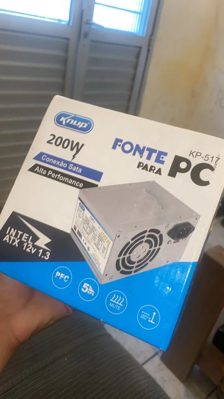 Fonte 200w nova lacrada - Foto 2