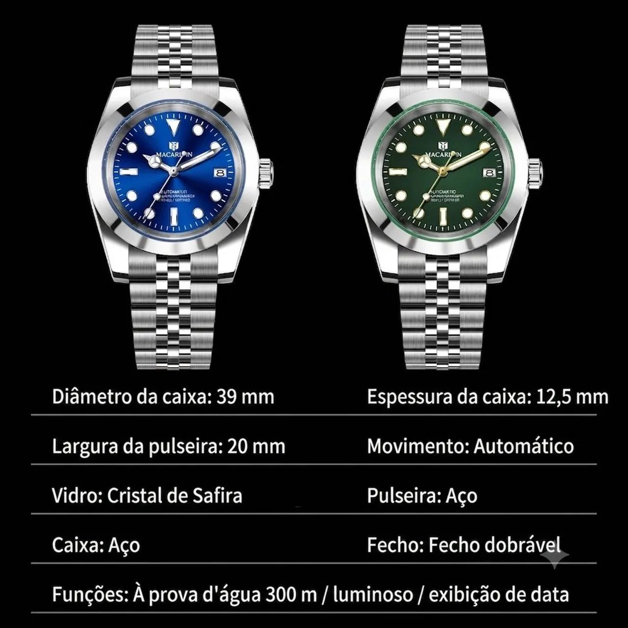 Relógio automático Macarlon MK1672 - Foto 2