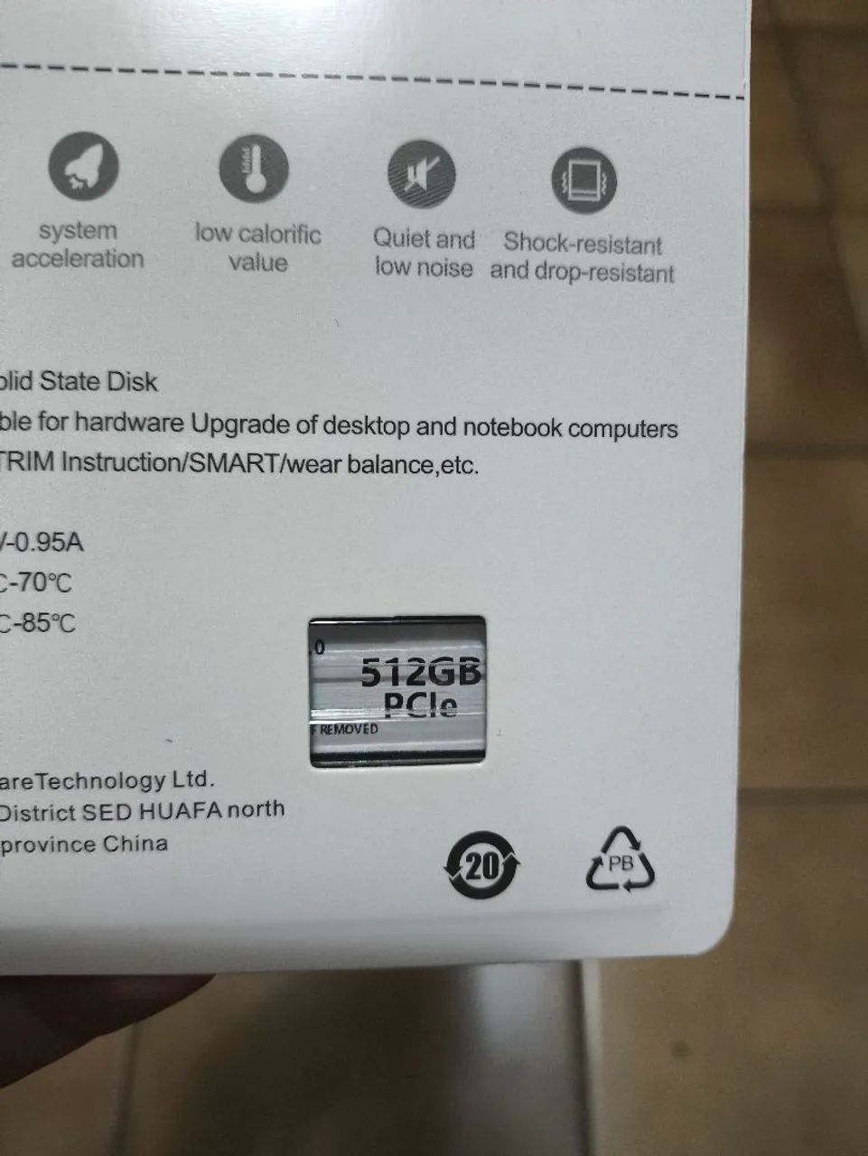 SSD M2 Nvme 2280 512gb - Anápolis  - Foto 3