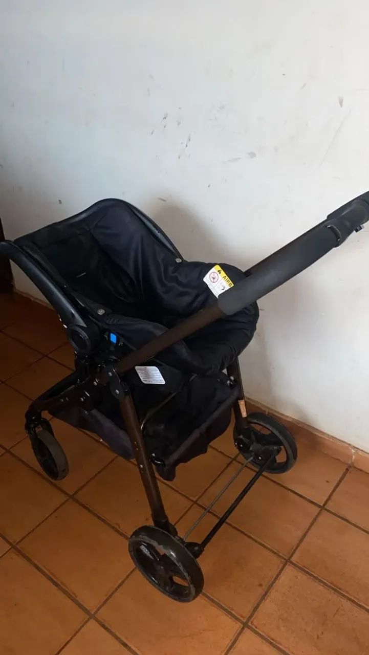 Carrinho de bebê Moisés e Bebê conforto  - Foto 2