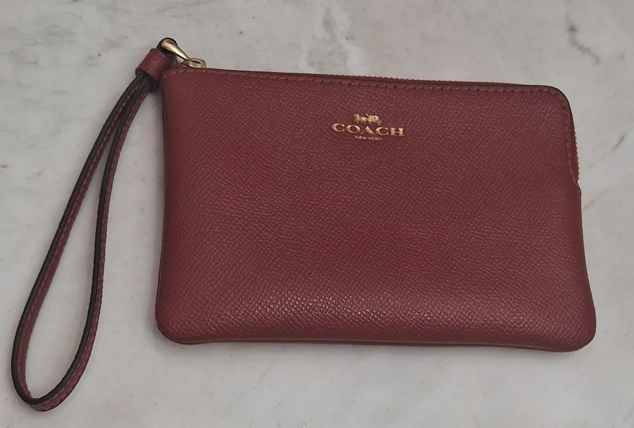 Bolsa "Original" de Mão Coach Corner Zip Wristlet