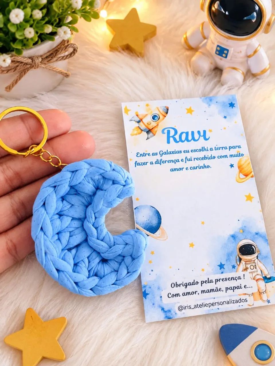 Lembrancinha chaveiro croche - Foto 3