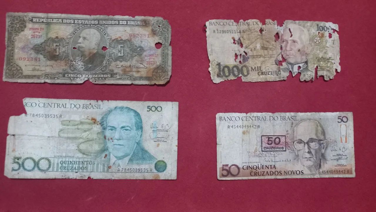 Cédulas antigas 