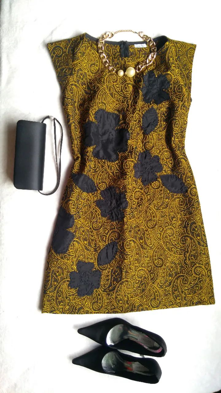 Vestido tubinho em Jacquard - Foto 2