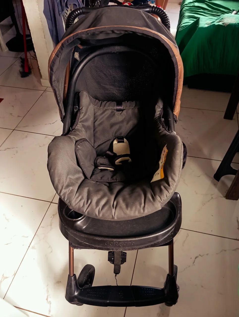 Carrinho de bebê e bebê conforto Galzerano - Foto 2