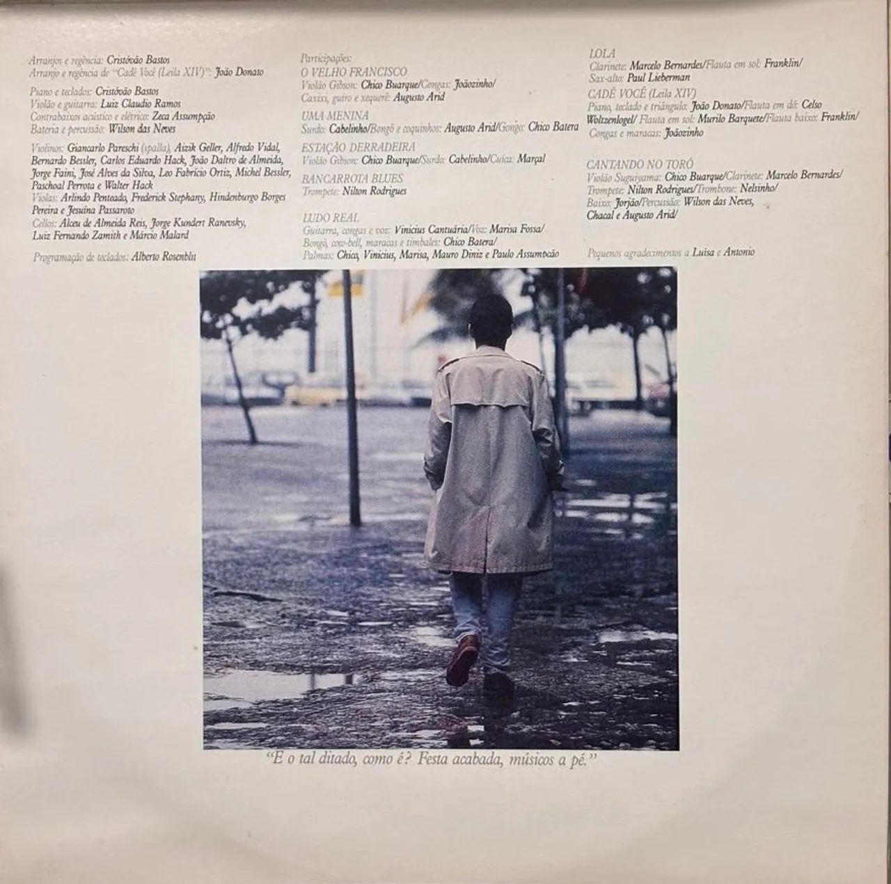 Chico Buarque Francisco 1987 Lp Vinil - Foto 4