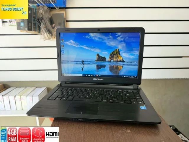 Notebook Compaq Core i3 4 de Ram Hd 1 Terabayte Tela Slim 14 Polegadas