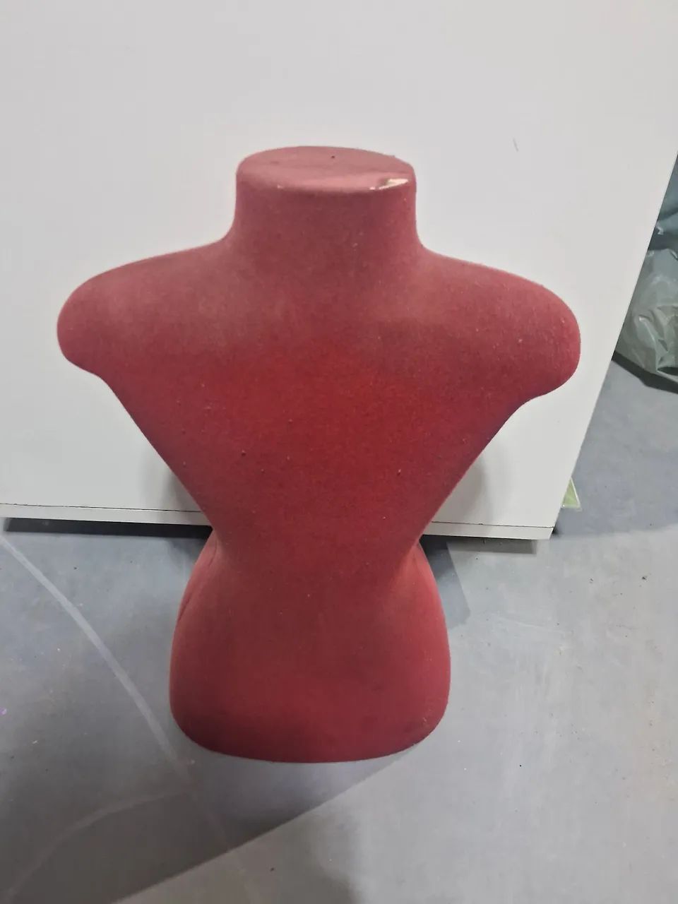 Manequim feminino busto flocado  - Foto 2