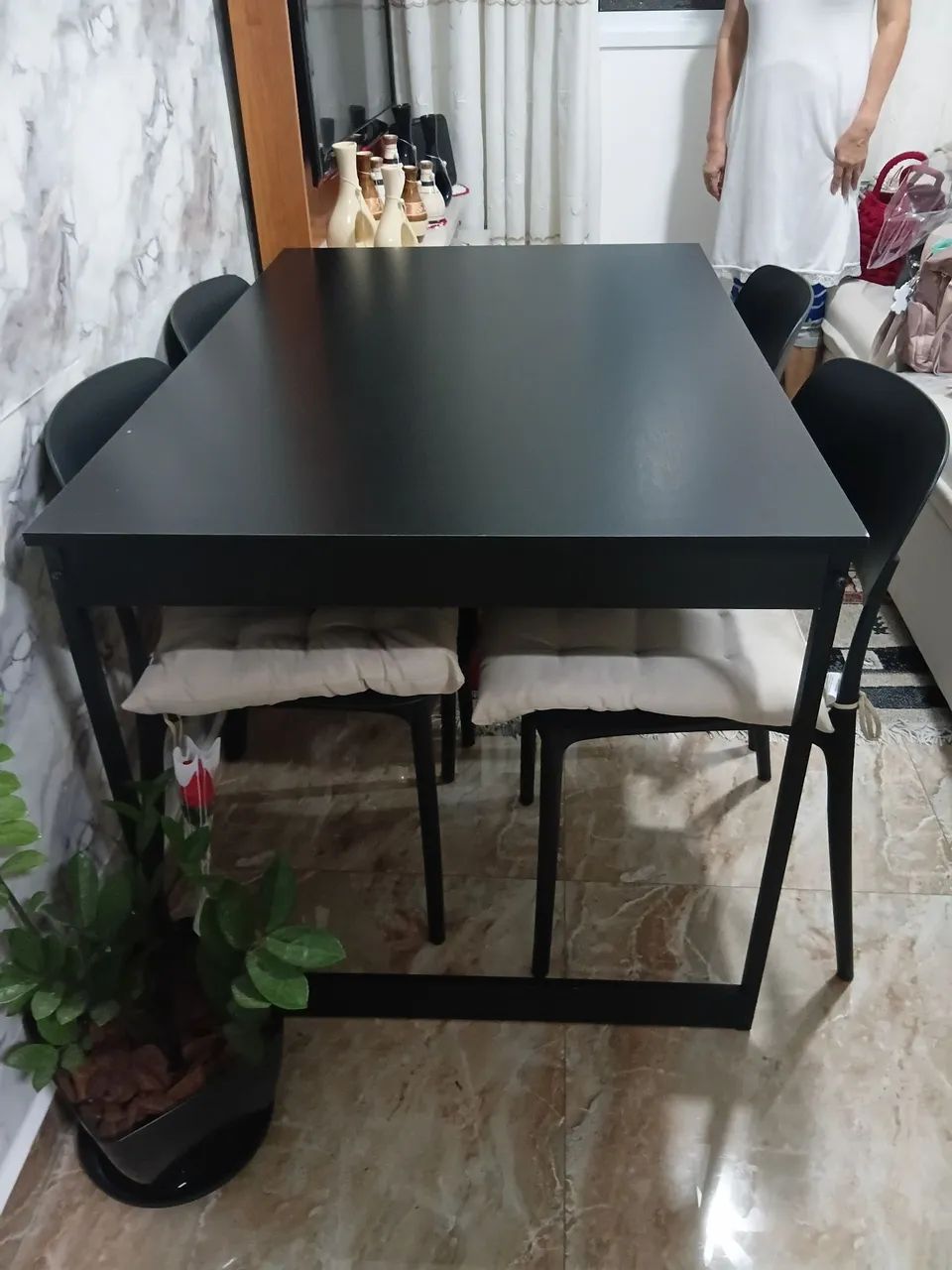 Mesa industrial 4 cadeiras  - Foto 2