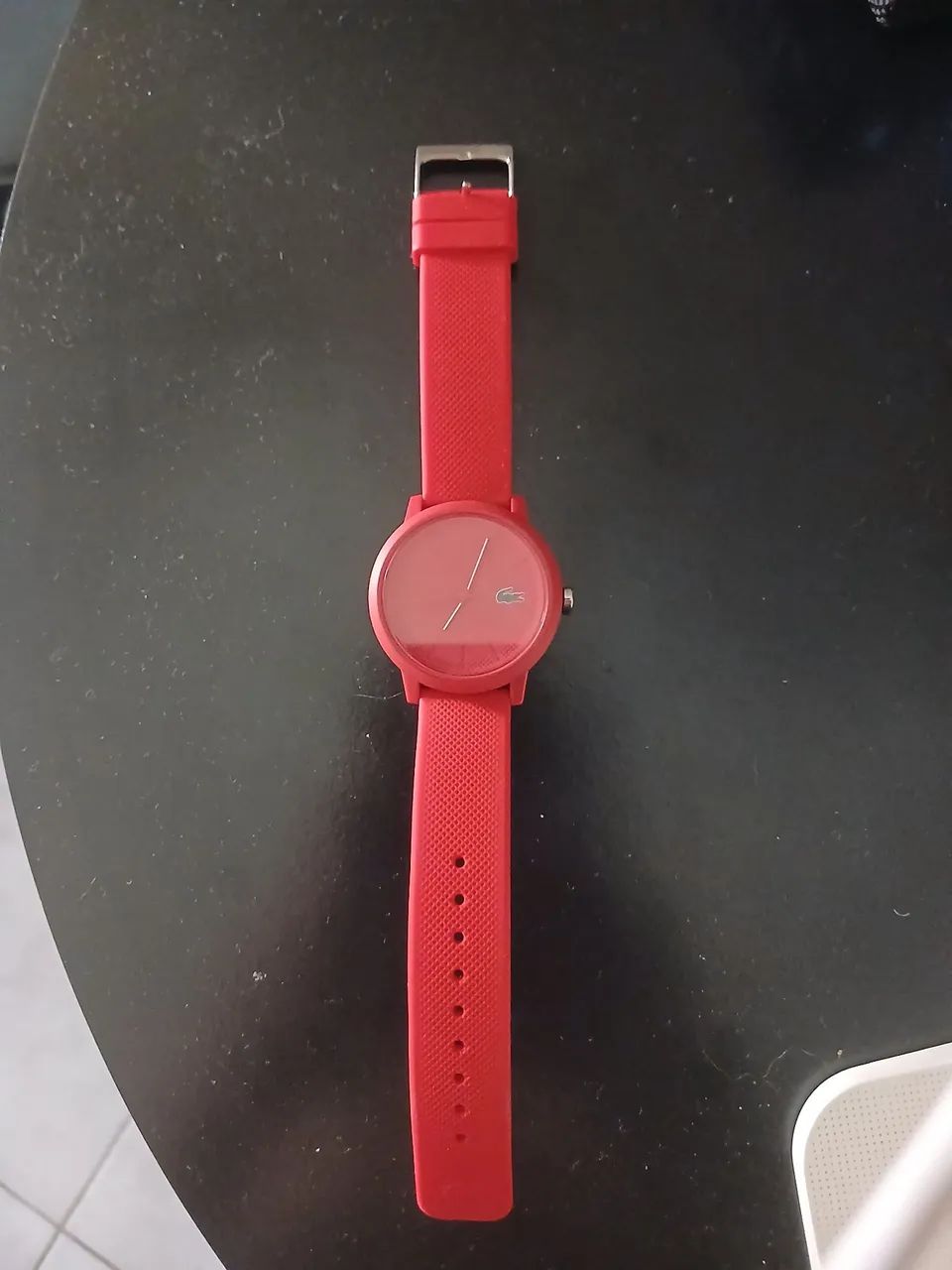 Relógio vermelho