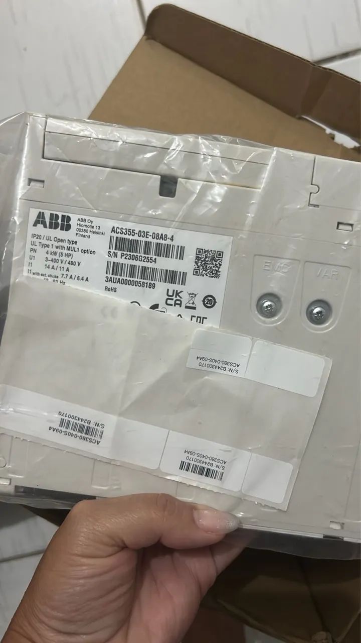 Inversor de frequência ABB 5CV - Foto 5