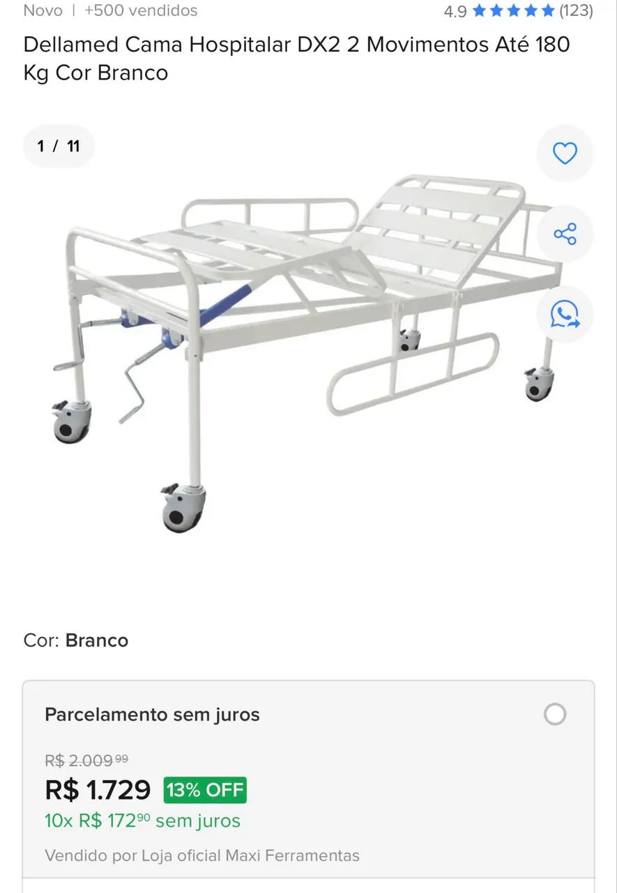Cama hospitalar  - Foto 3