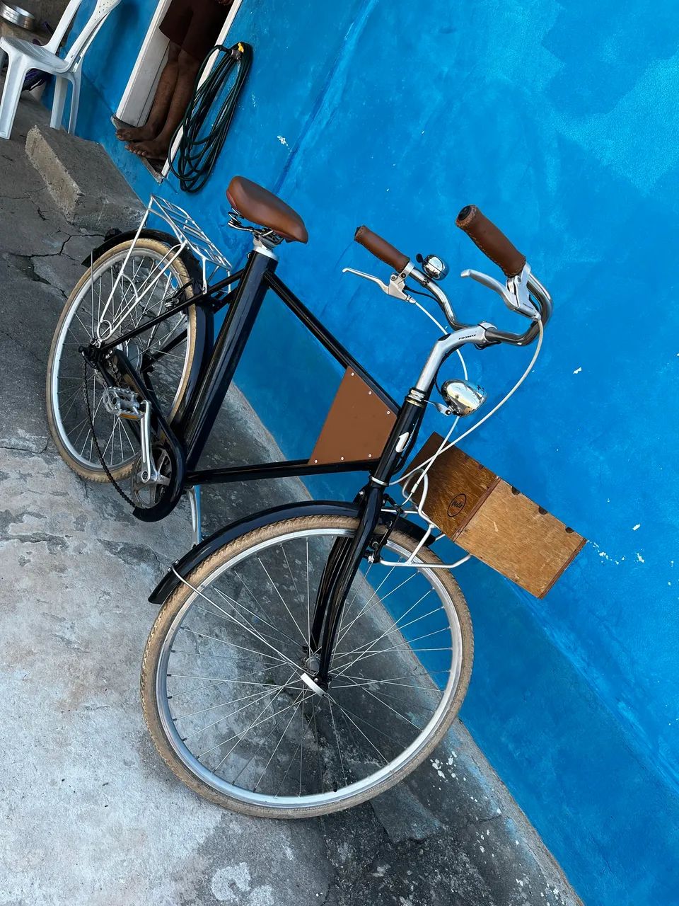 Bicicleta vintage elétrica 