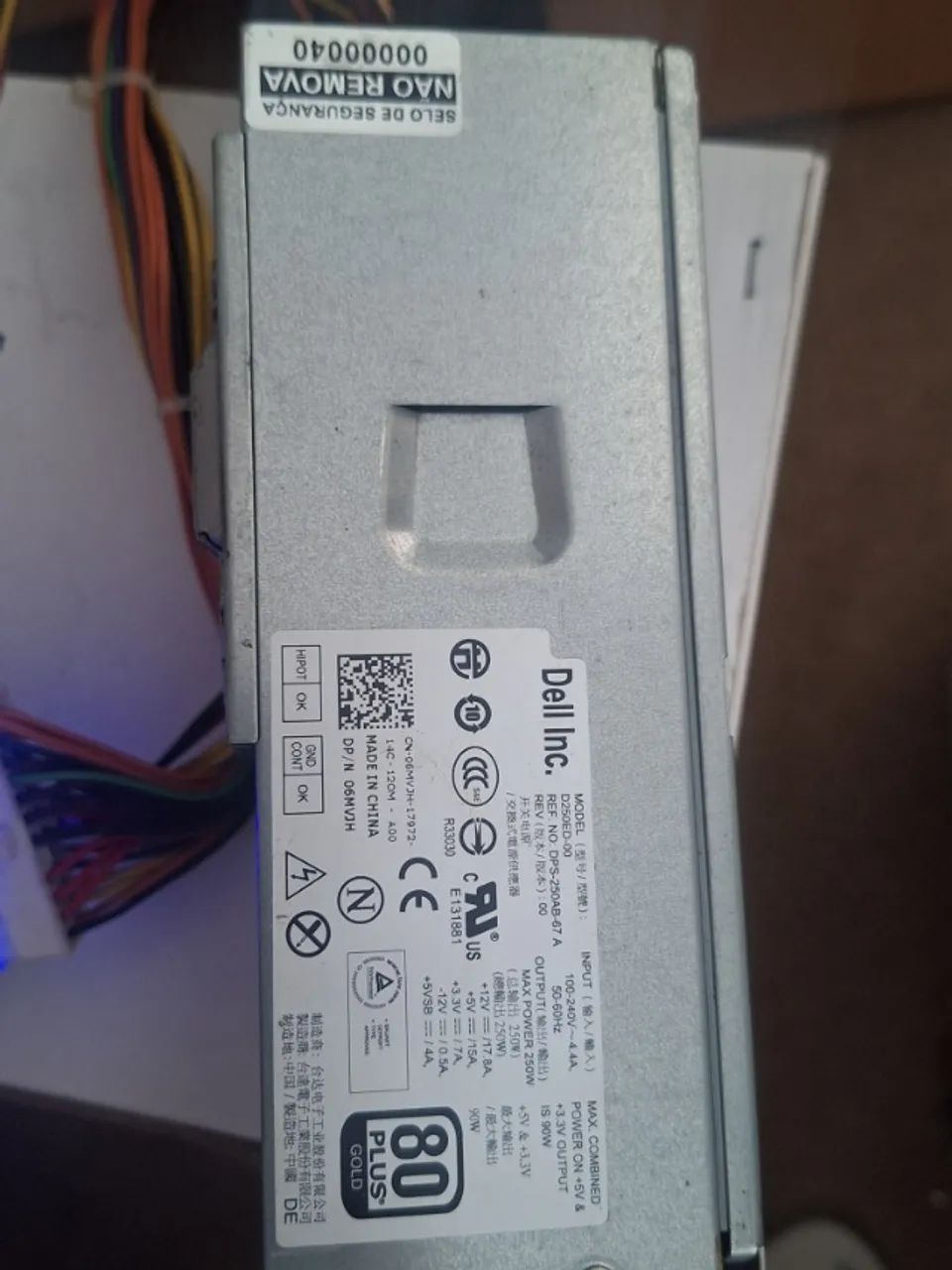 fonte ATX DELL 80 PLUS - Foto 5