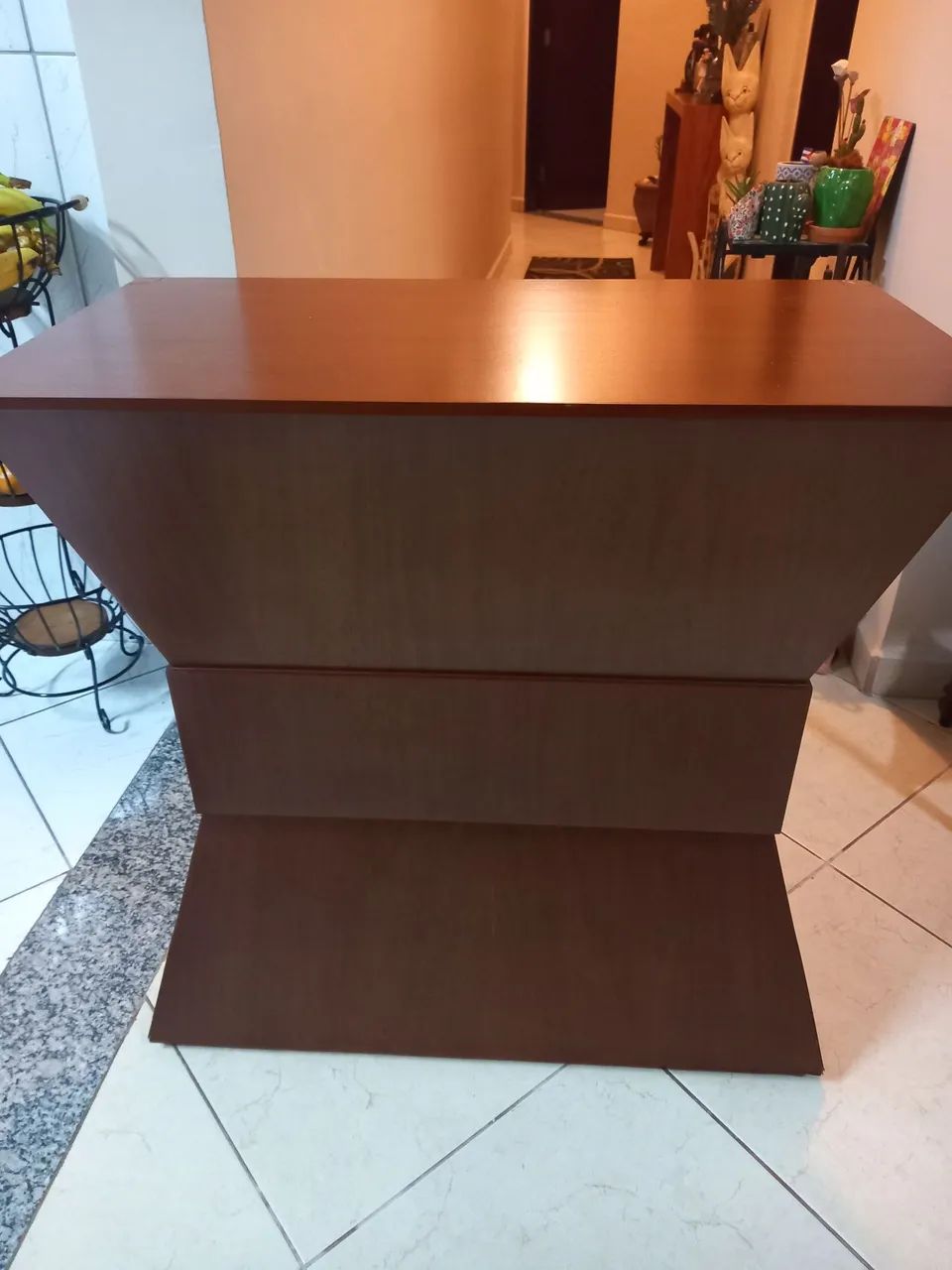 Base para mesa de jantar em madeira
