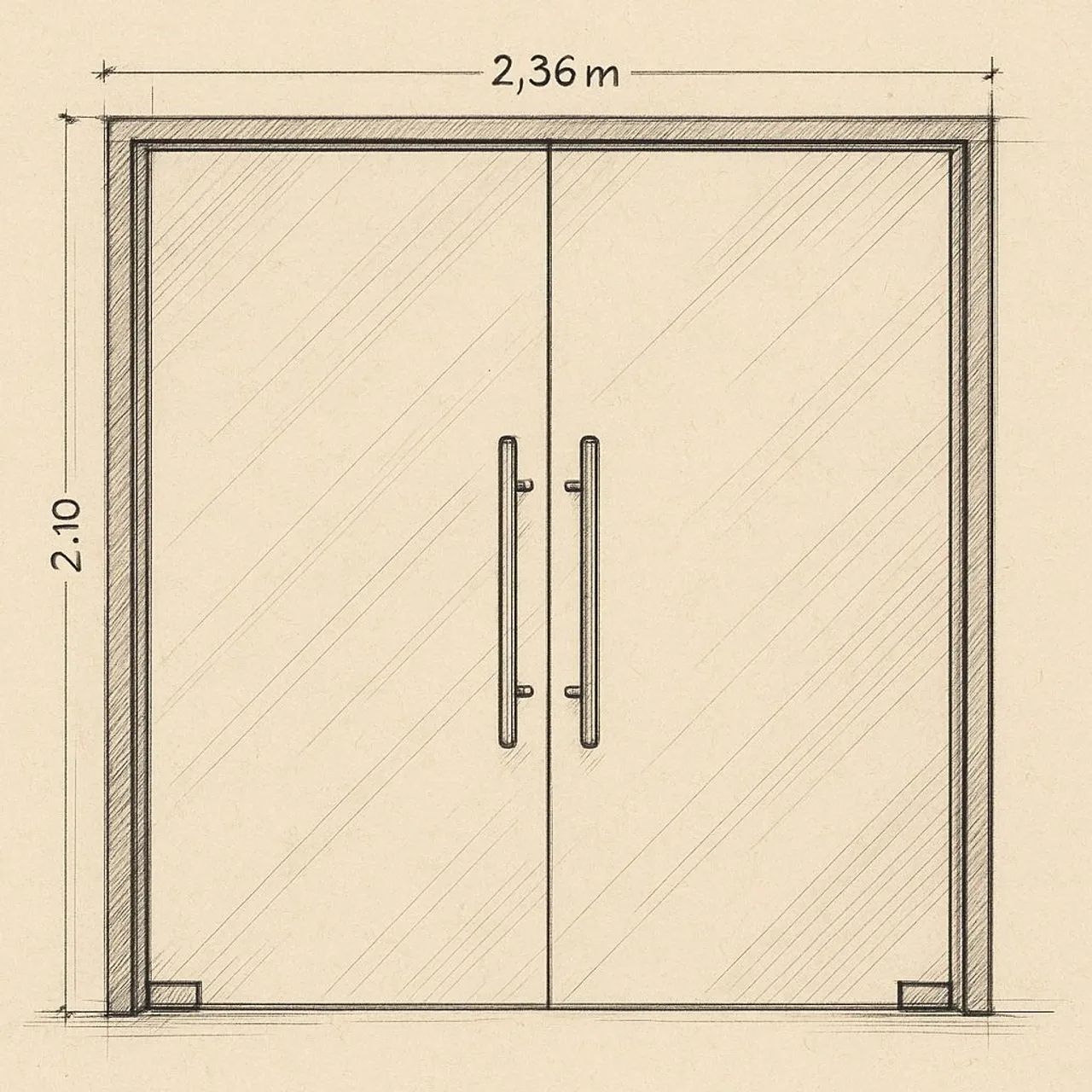 Porta de vidro  - Foto 3