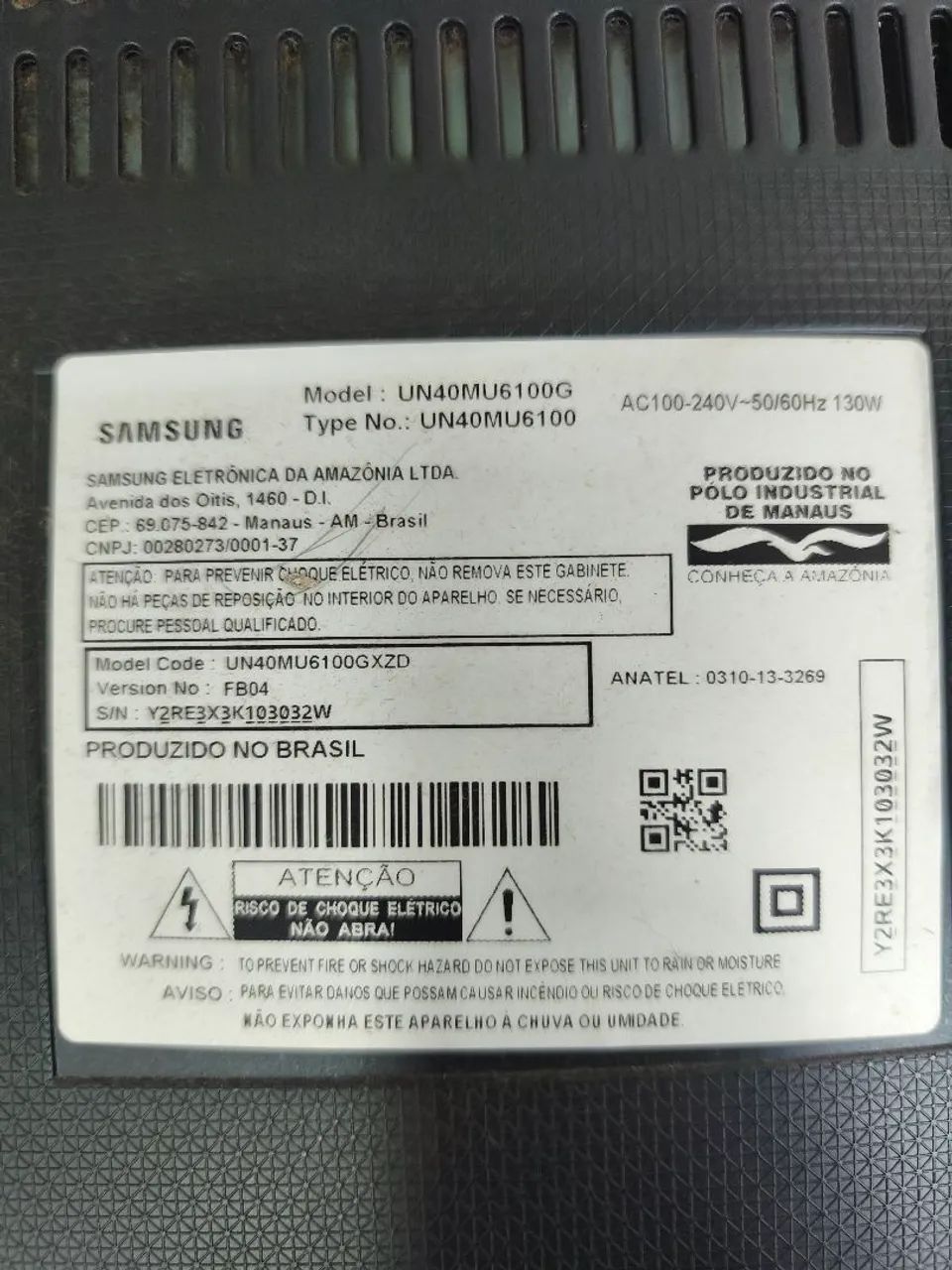 Tv Samsung smart 40 polegadas retirar pcs - Foto 3