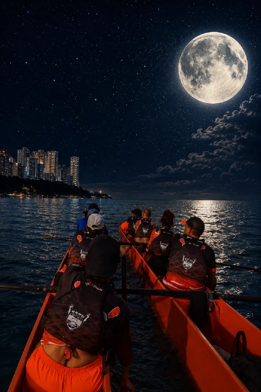 Passeio Canoa Havaiana na Lua Cheia  - Foto 2