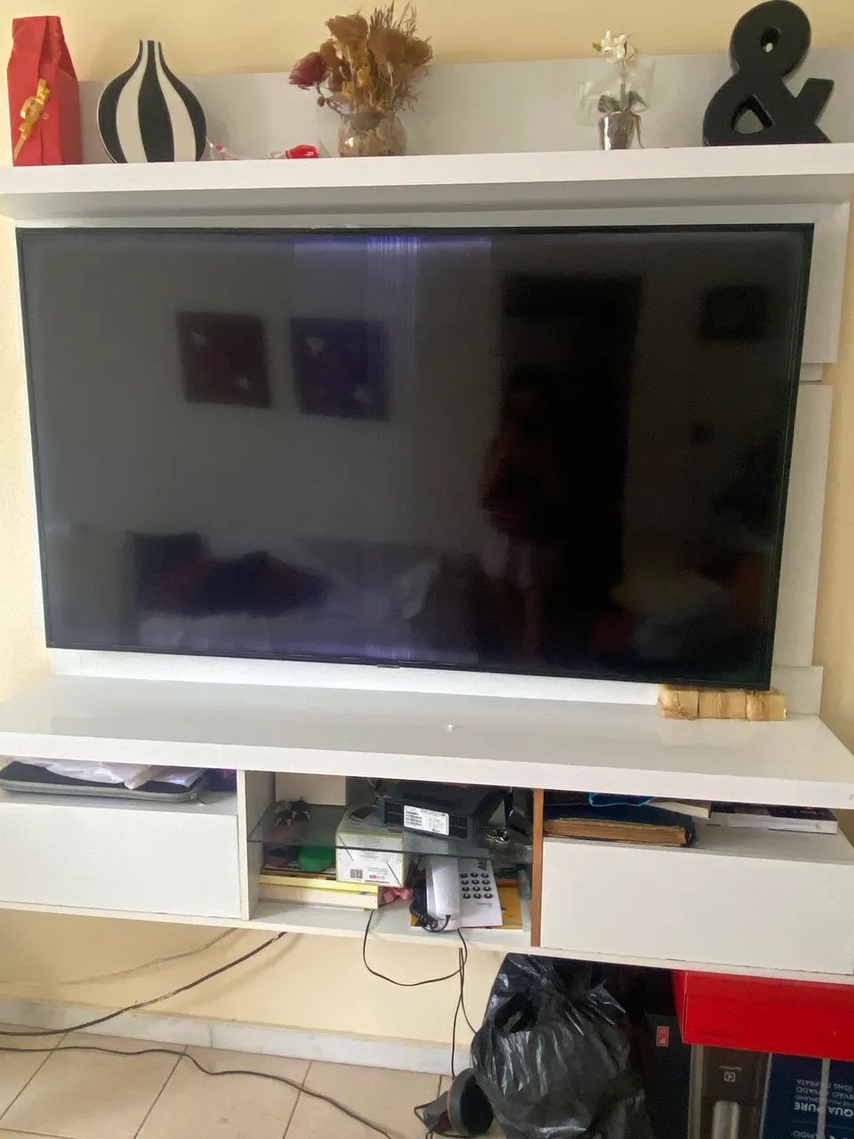 TV 65  SAMSUNG polegadas quebrada - Foto 3
