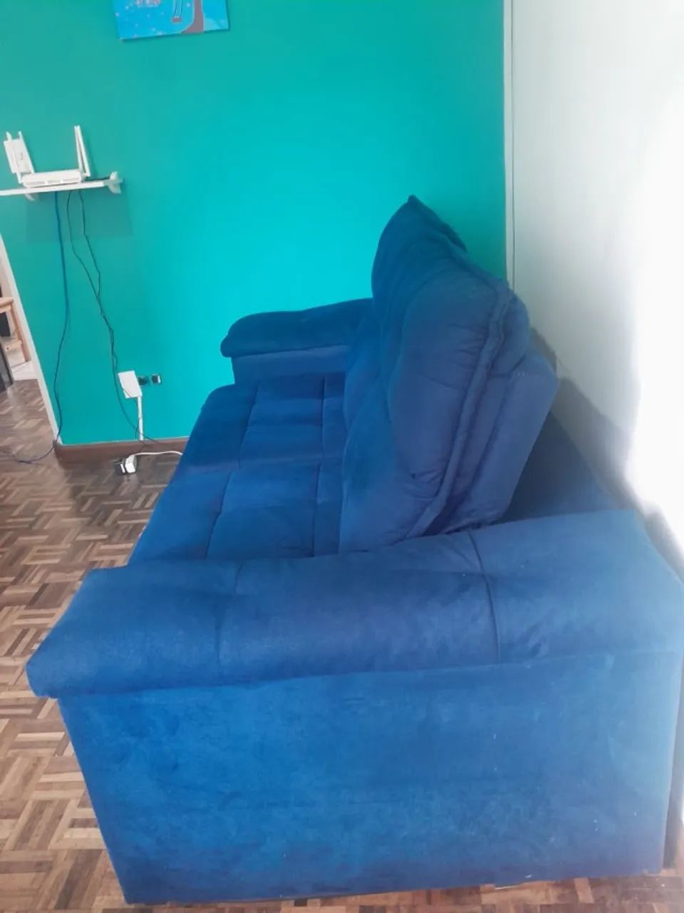 Sofá retrátil e reclinável em perfeito estado - Foto 2