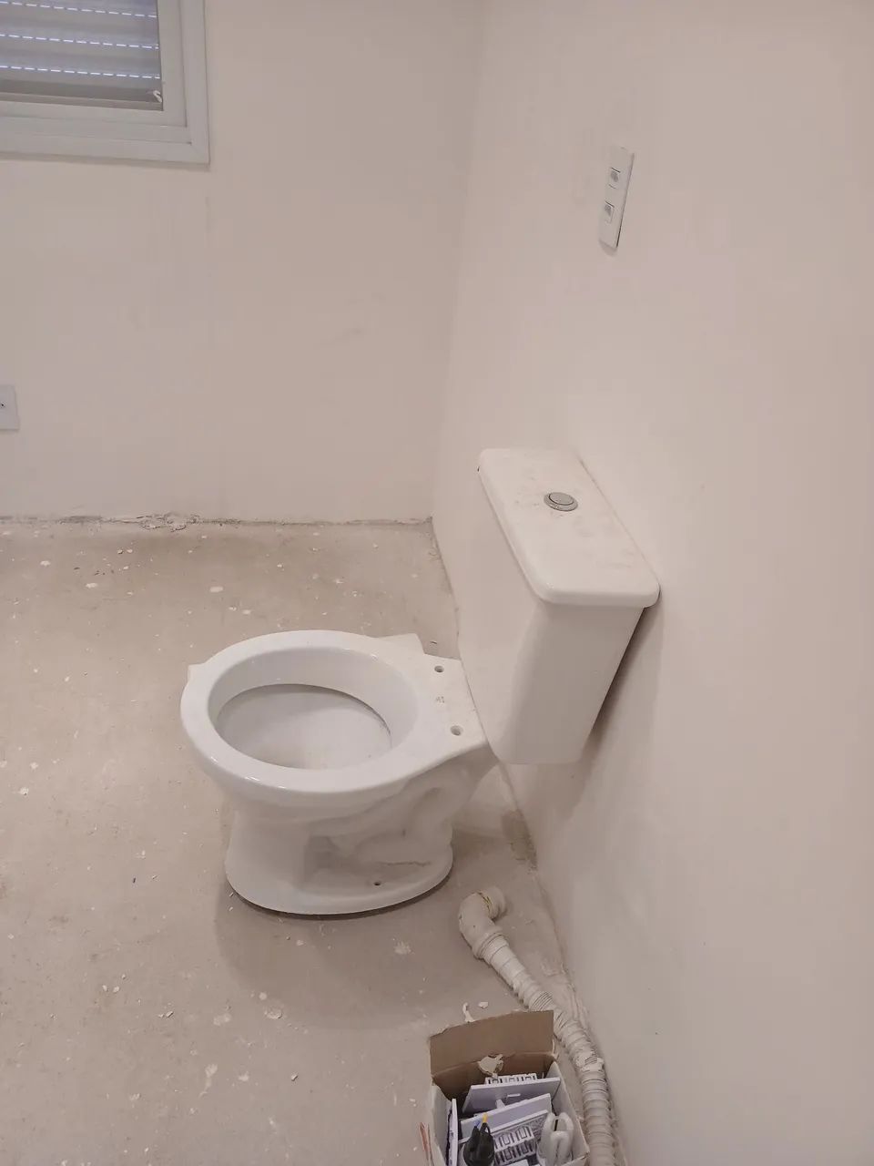 Toilet with concealed cistern