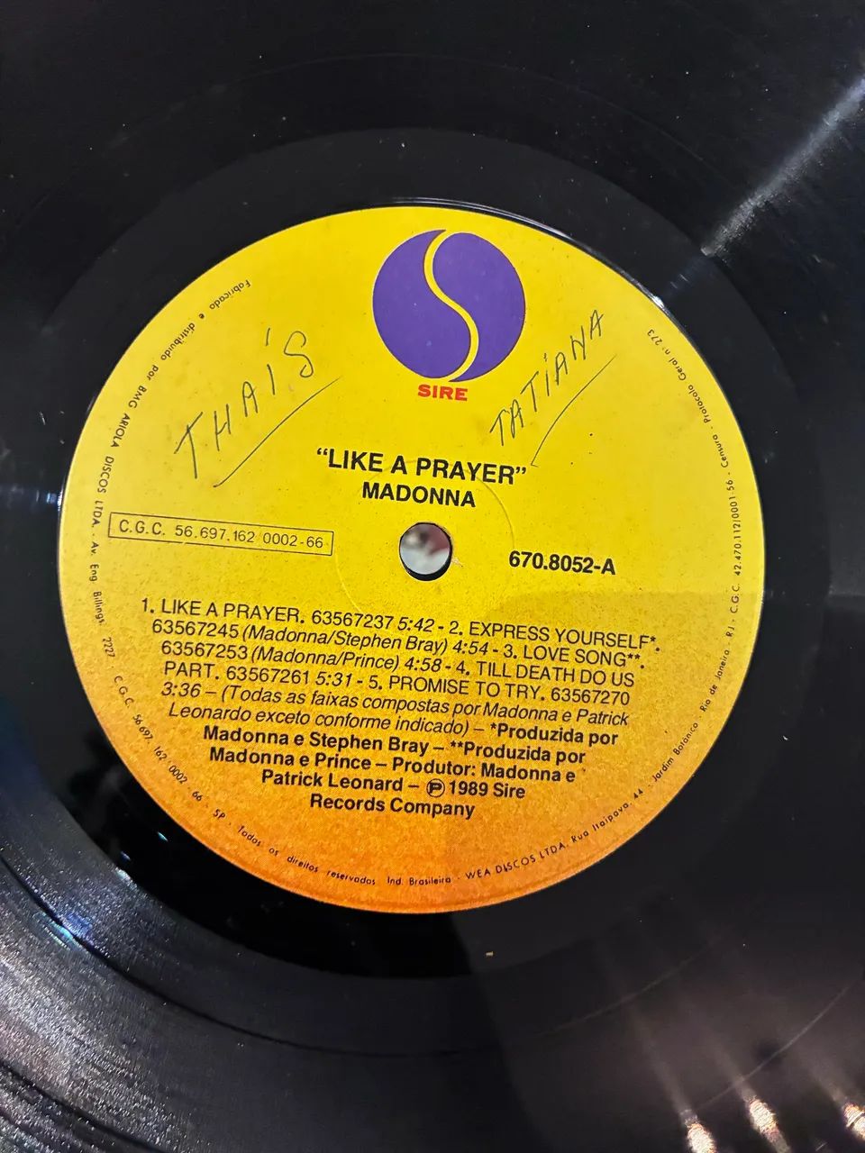 Disco Vinil Madonna Like a Prayer - Foto 2