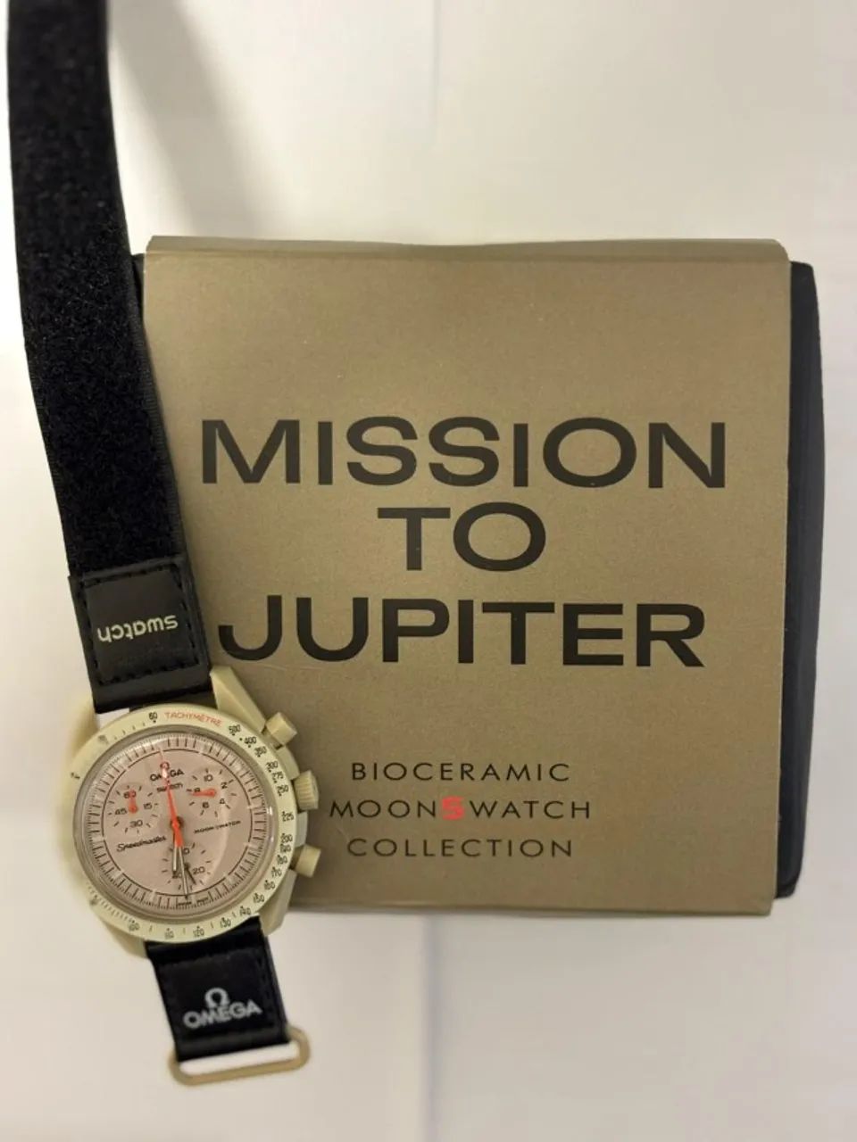 Relógio Omega Swatch MoonSwatch Jupiter Speedmaster Masculino