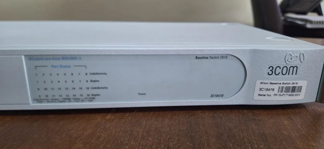 Switch 3com Baseline 3c16478 Serie 2816 (Usado) - Foto 3