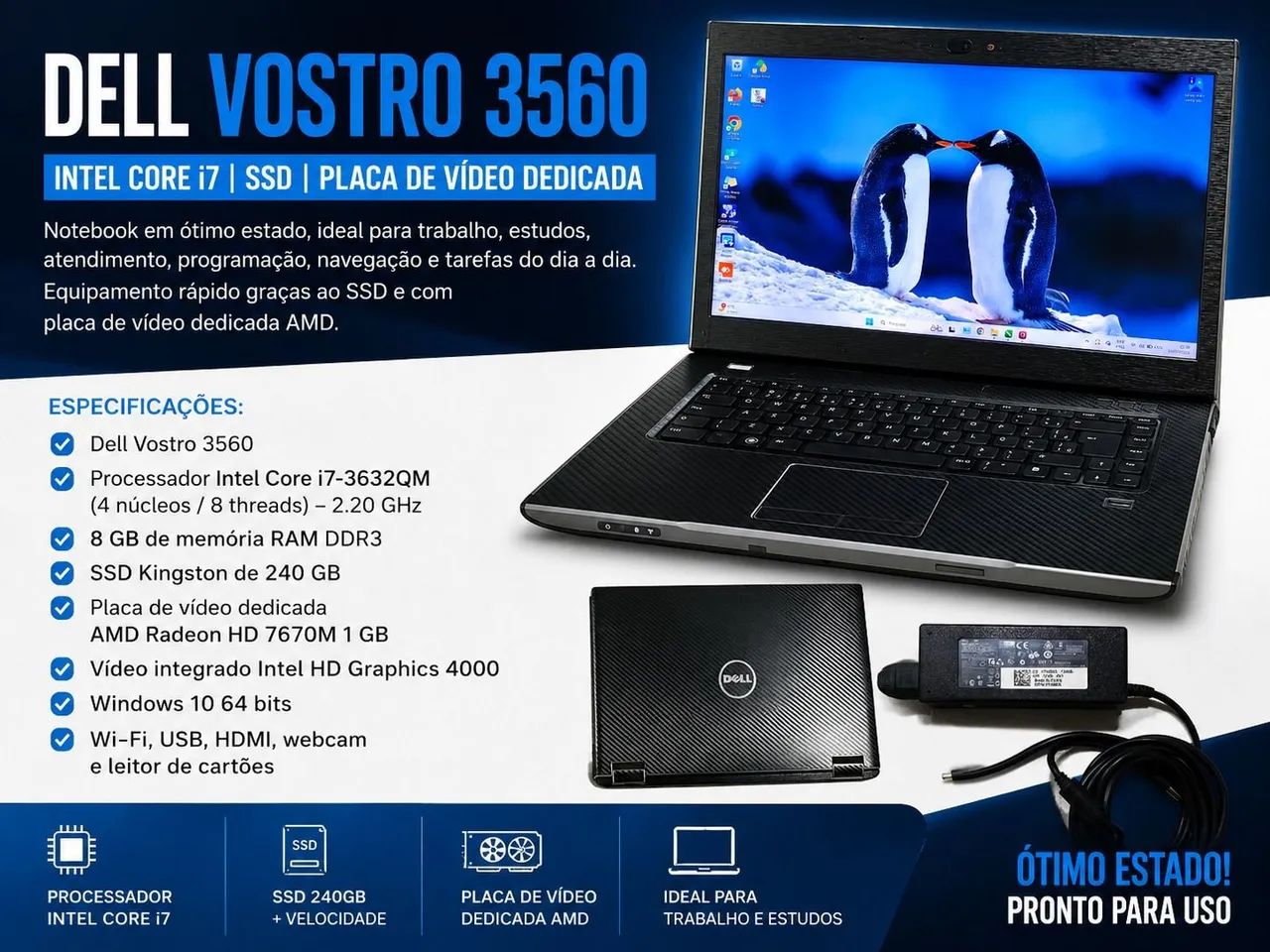 DESAPEGO!! Notebook Dell Vostro 3560