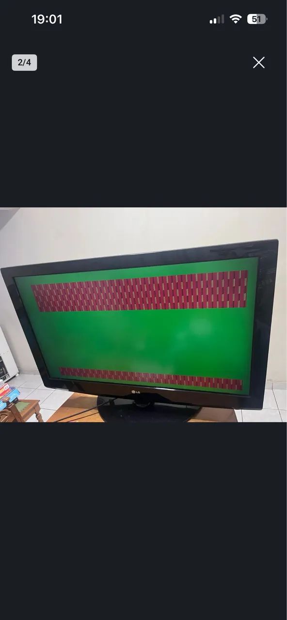 TV LG 42P com defeito - Foto 4