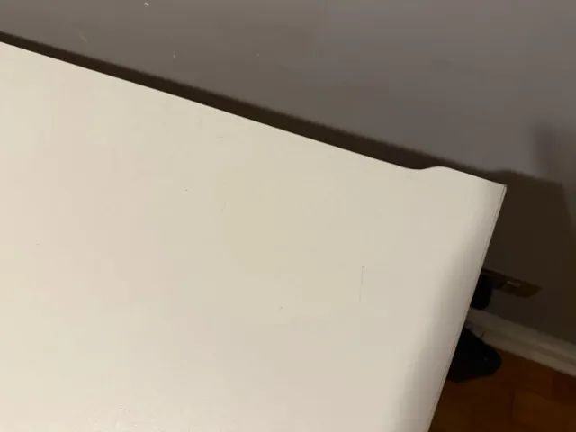 MESA DE ESCRITÓRIO ESCRIVANINHA OPPA 180X80 MM CAVALETES BRANCA - Foto 3