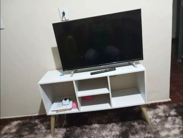 Rack para TV até 40 Polegadas Retrô Moderno para Sala e Quarto Compacto Noruega - Foto 5