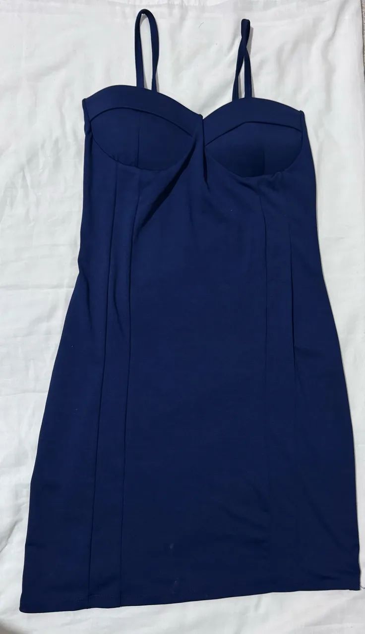Vestido Azul Marinho( Não é de Poliamida)  - Foto 2