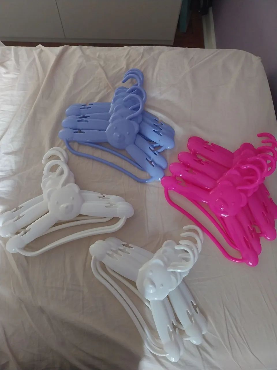 Kit com 20 Cabides Infantis Ursinho - Foto 3