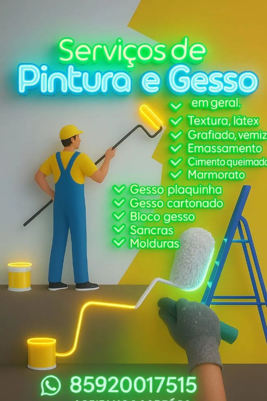 Pintor e gesseiro 